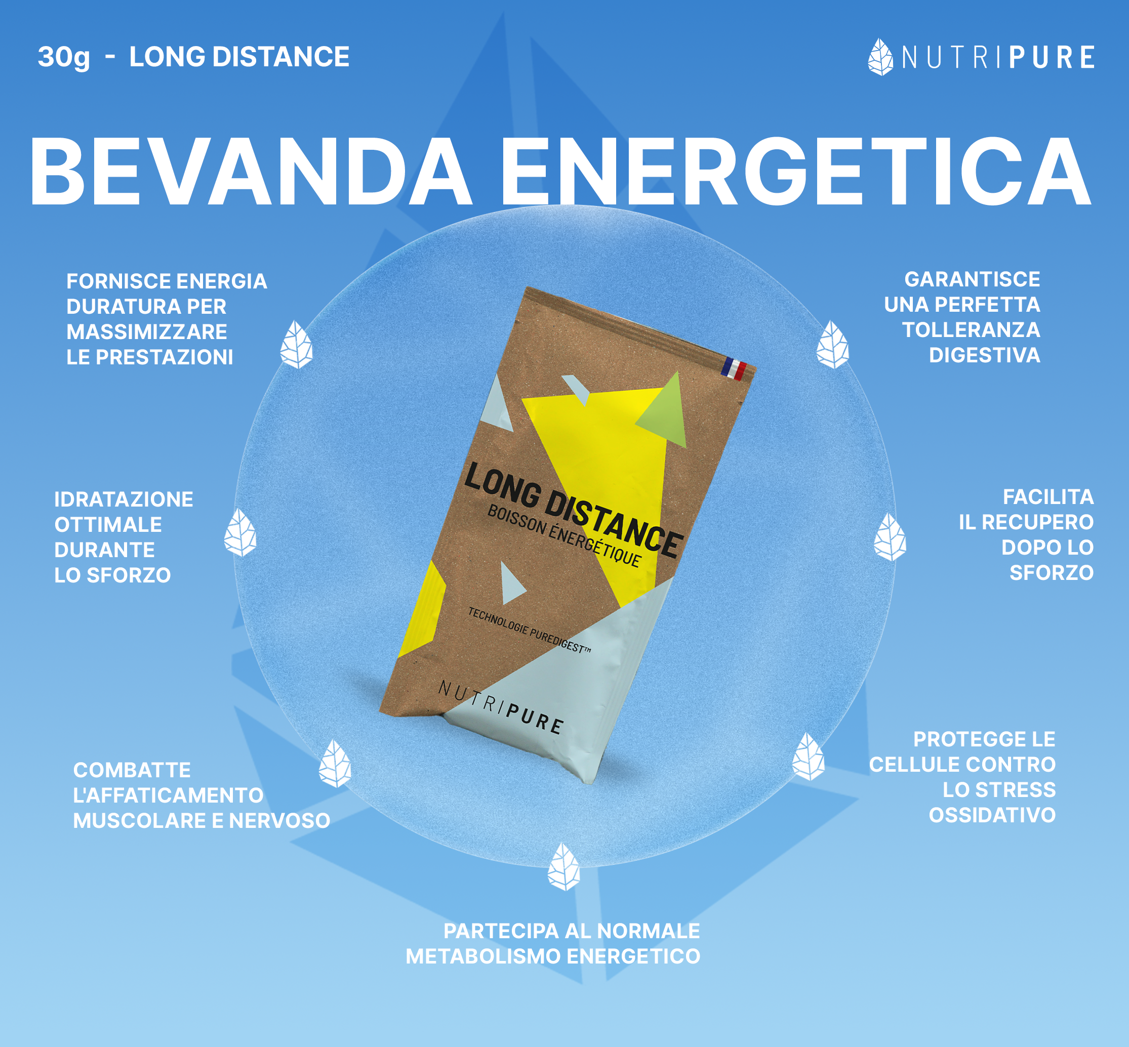 Bevanda energetica Long distance 30G