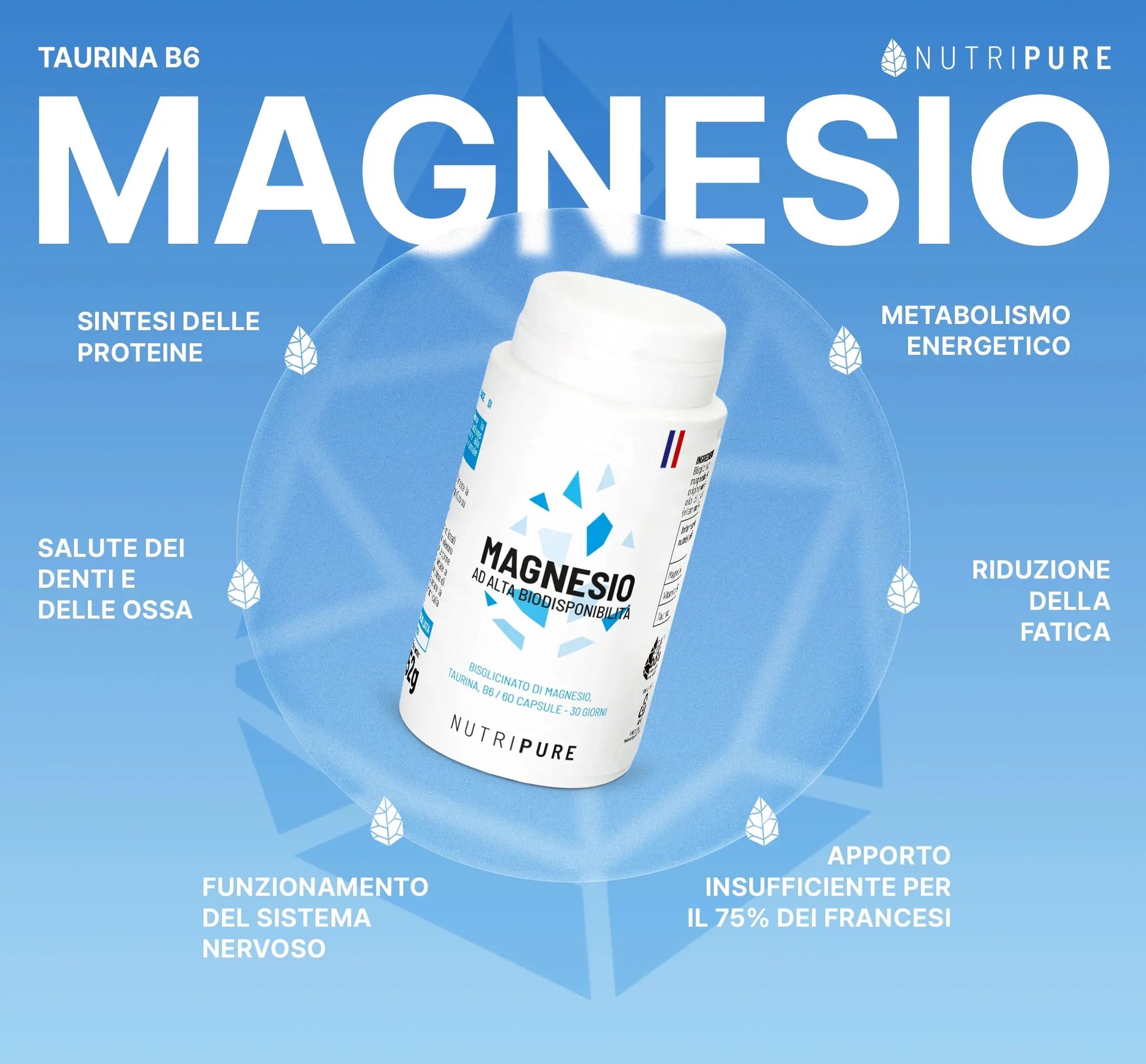 Magnesio Taurina B6 Nutripure