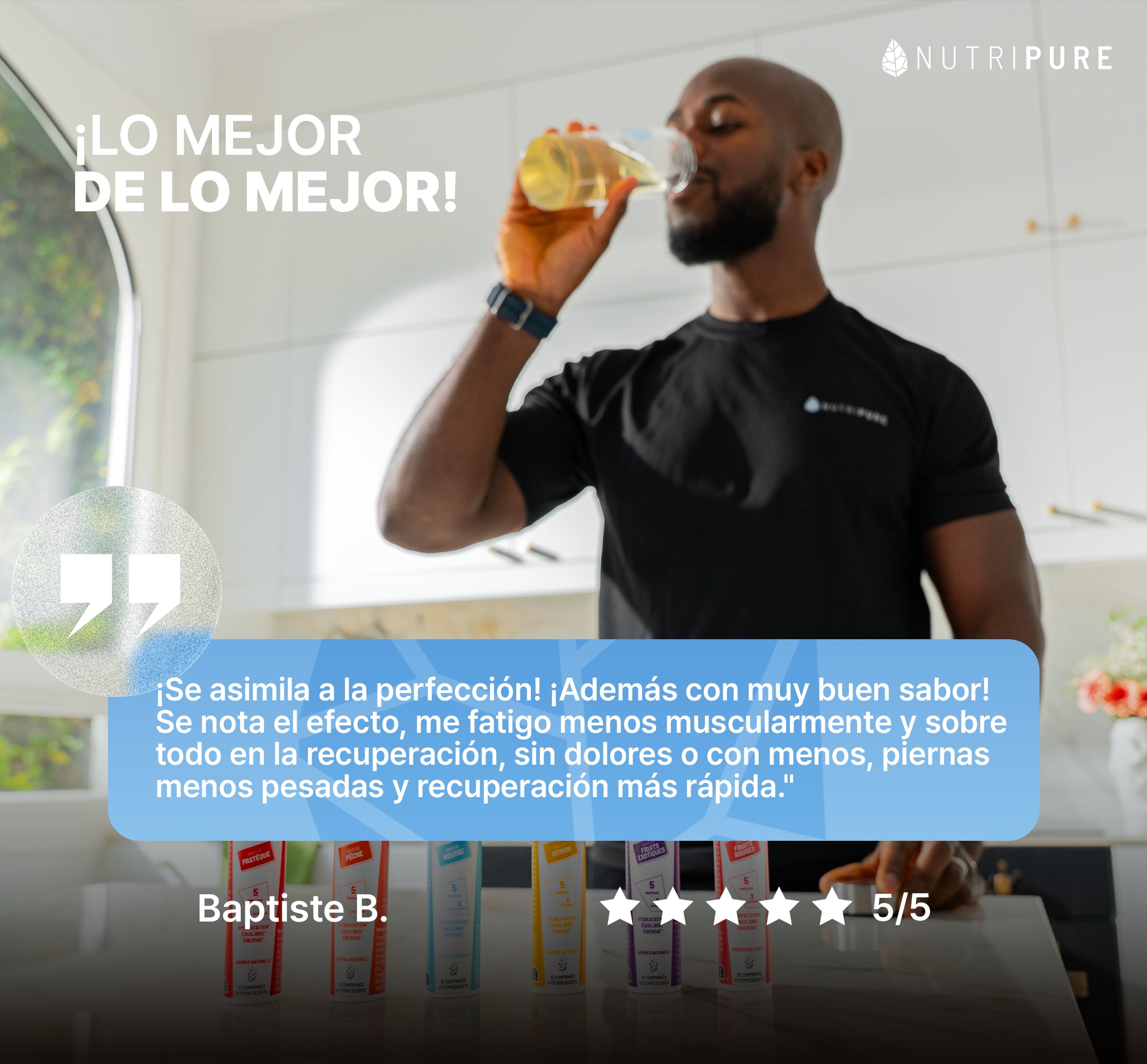 Hydrapure Pastillas de Hidratación - Electrolitos