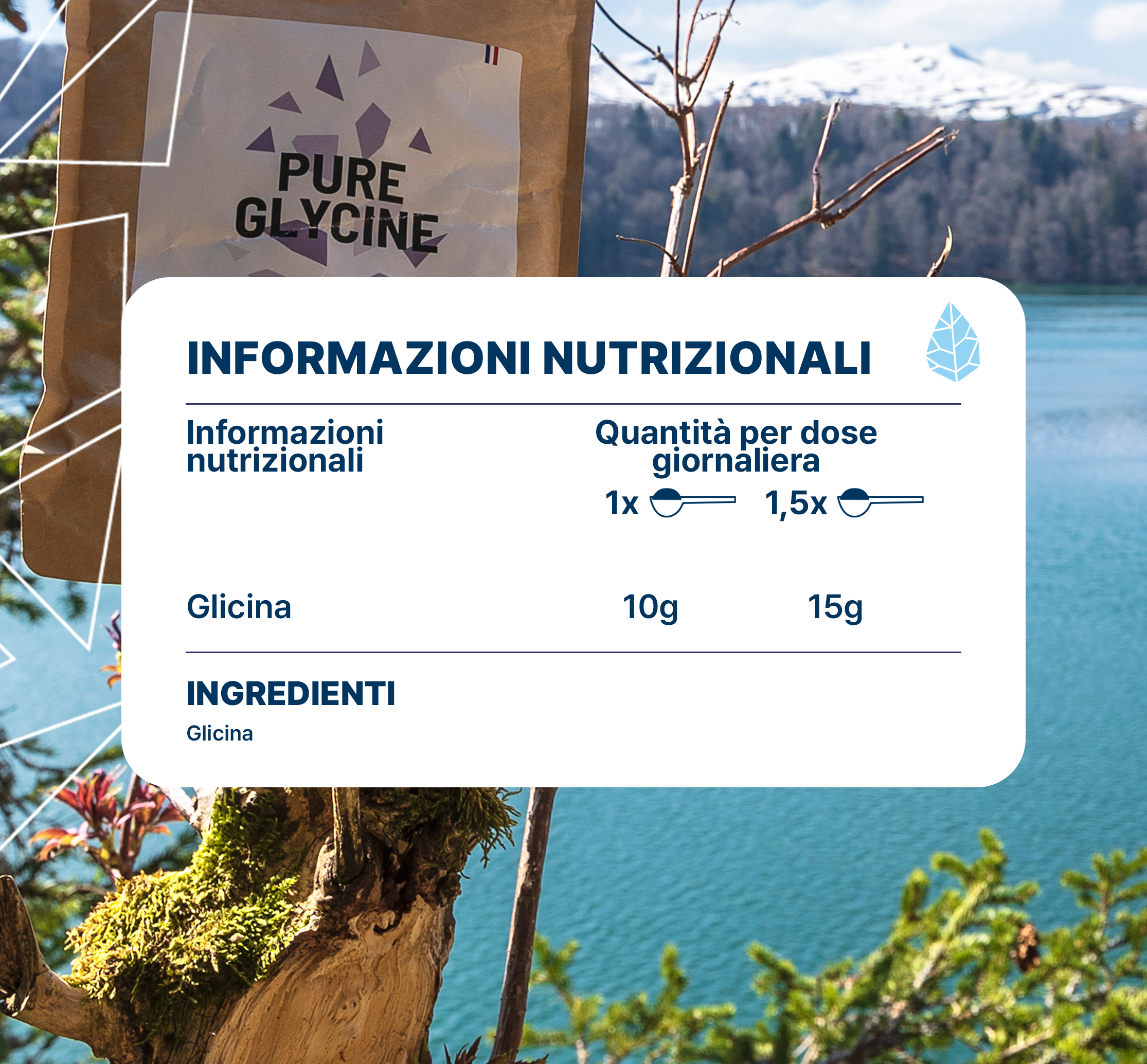 Glicina (Glicina cristallizzata)