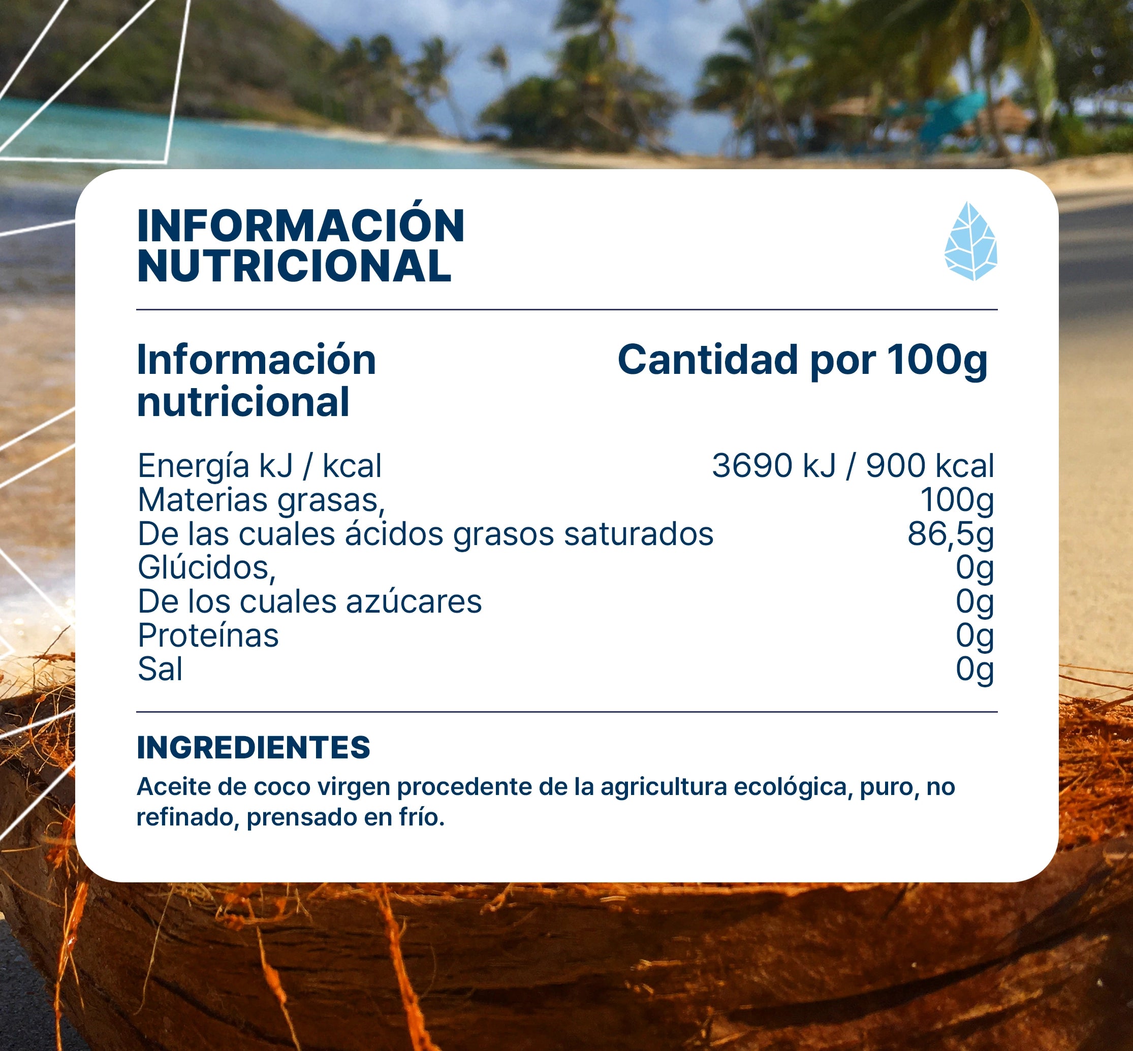 Aceite de coco ecológico