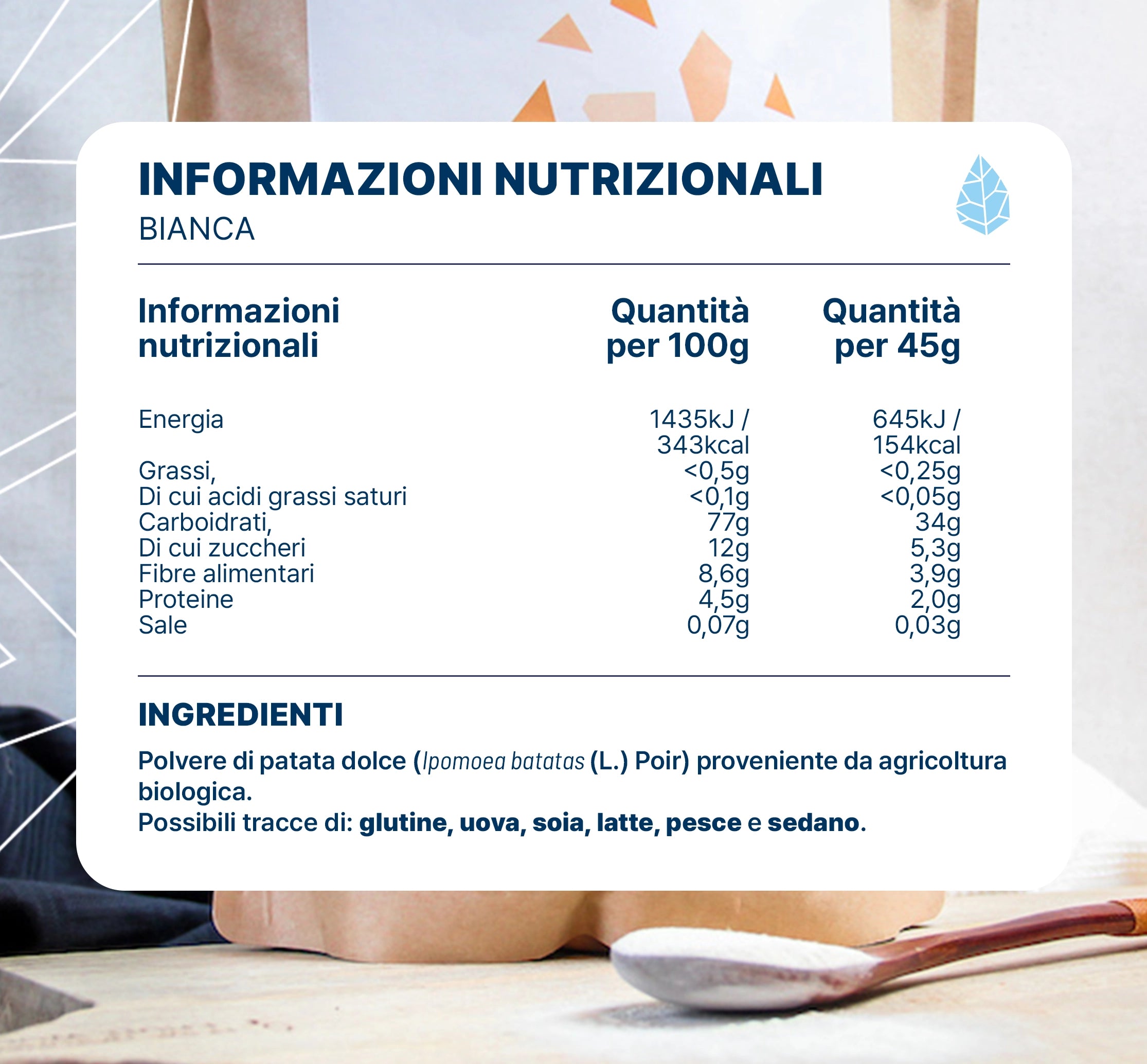 Farina di Patata Dolce BIO