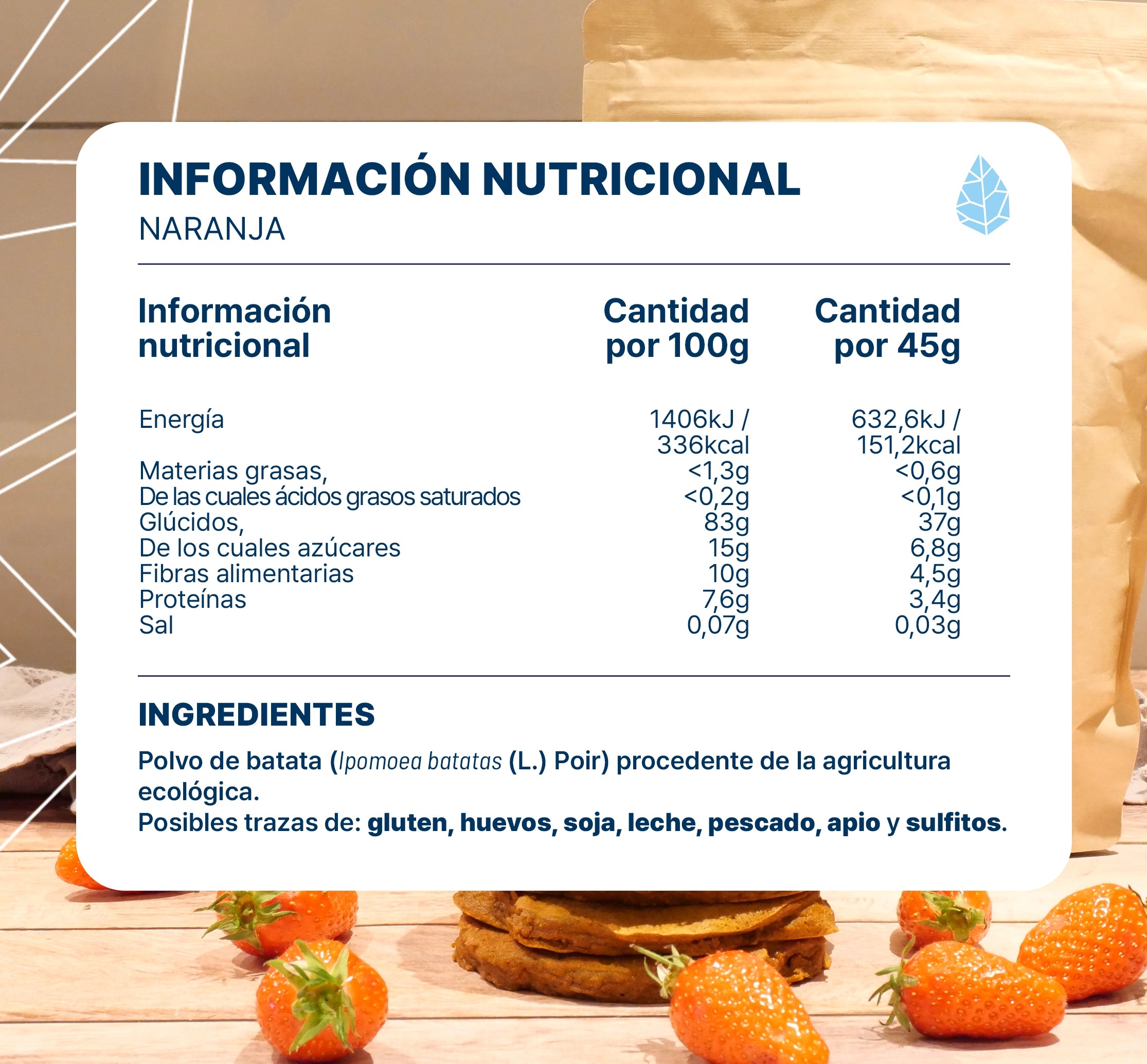 Harina de Boniato Ecológica