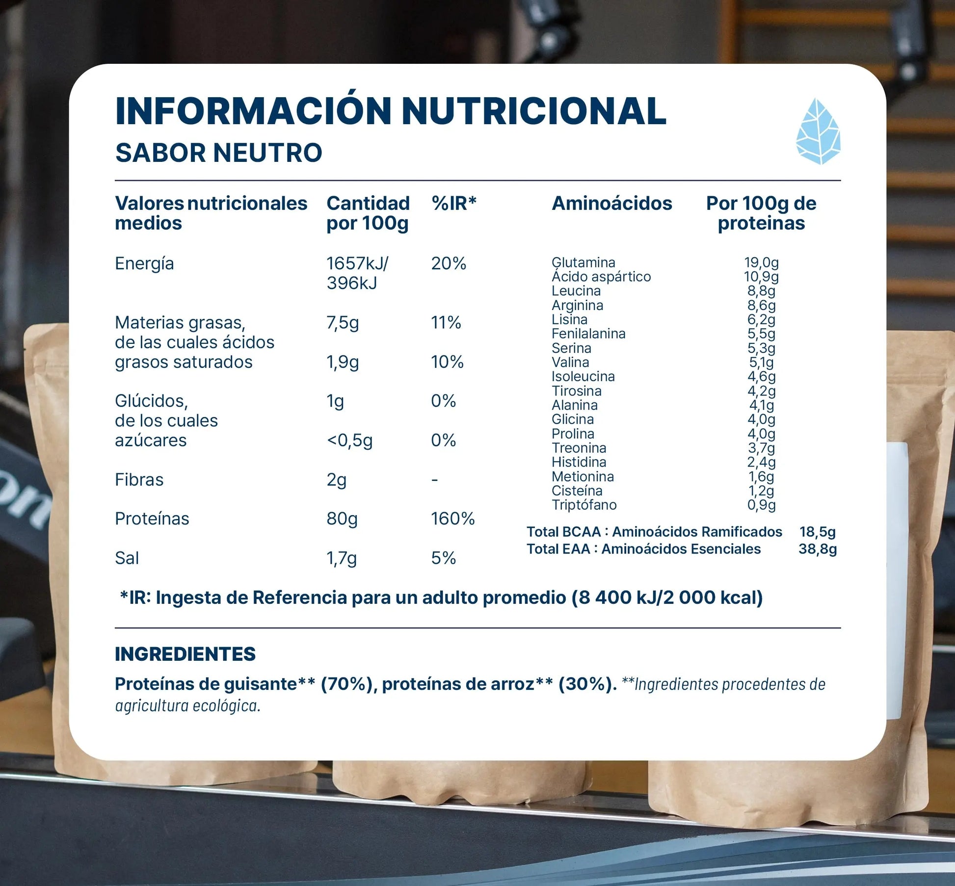 Proteína Vegetal Ecológica Nutripure