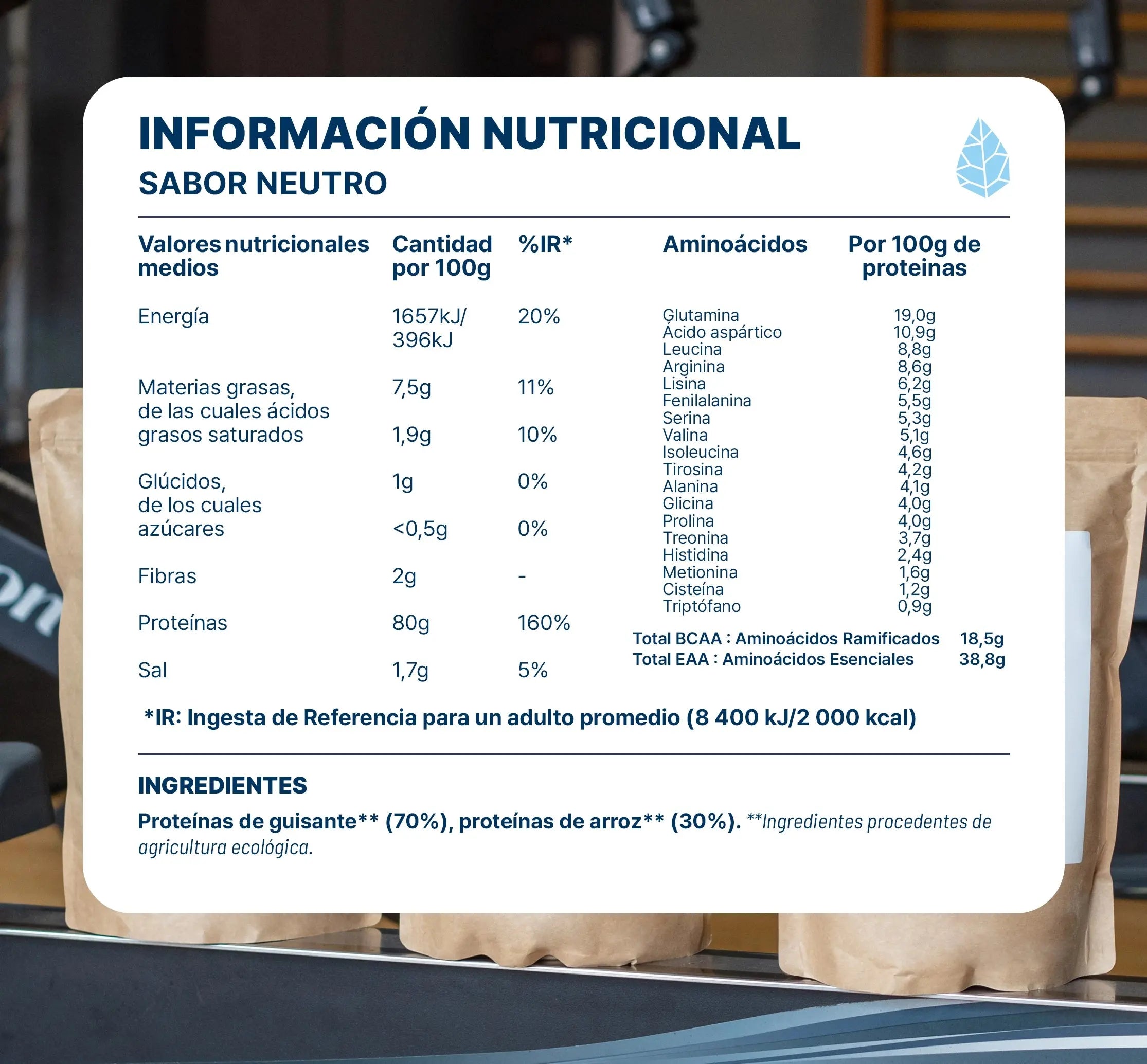 Proteína Vegetal Ecológica Nutripure