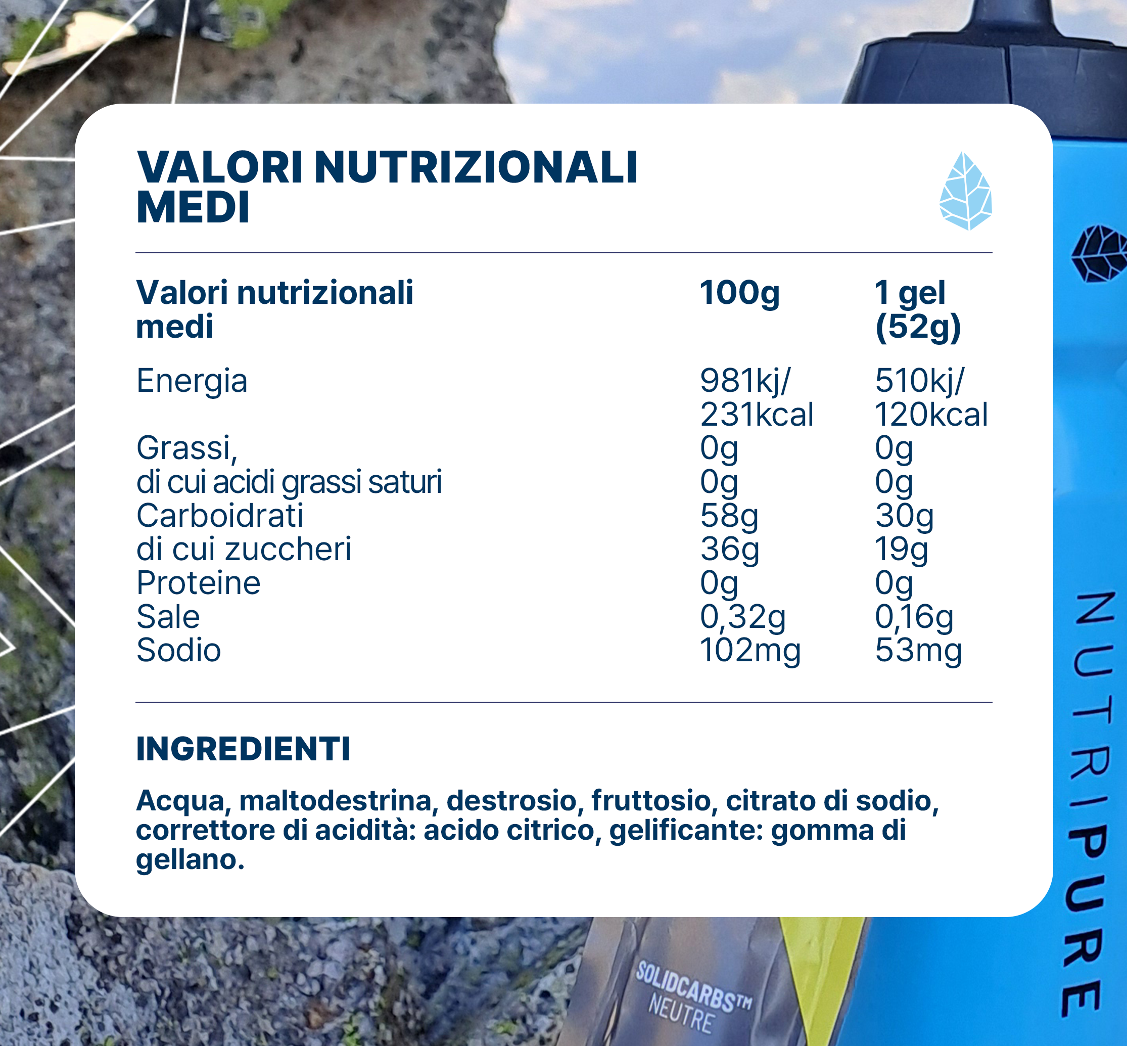 Gel energetico Long Distance