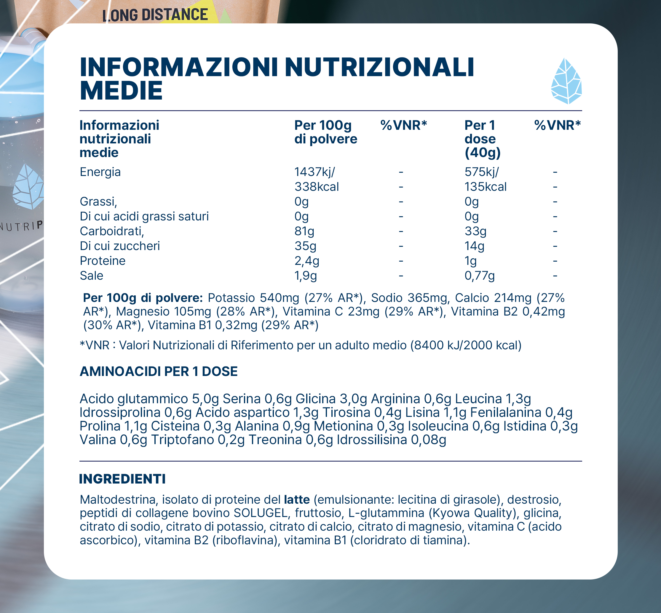 Bevanda Recovery Long Distance
