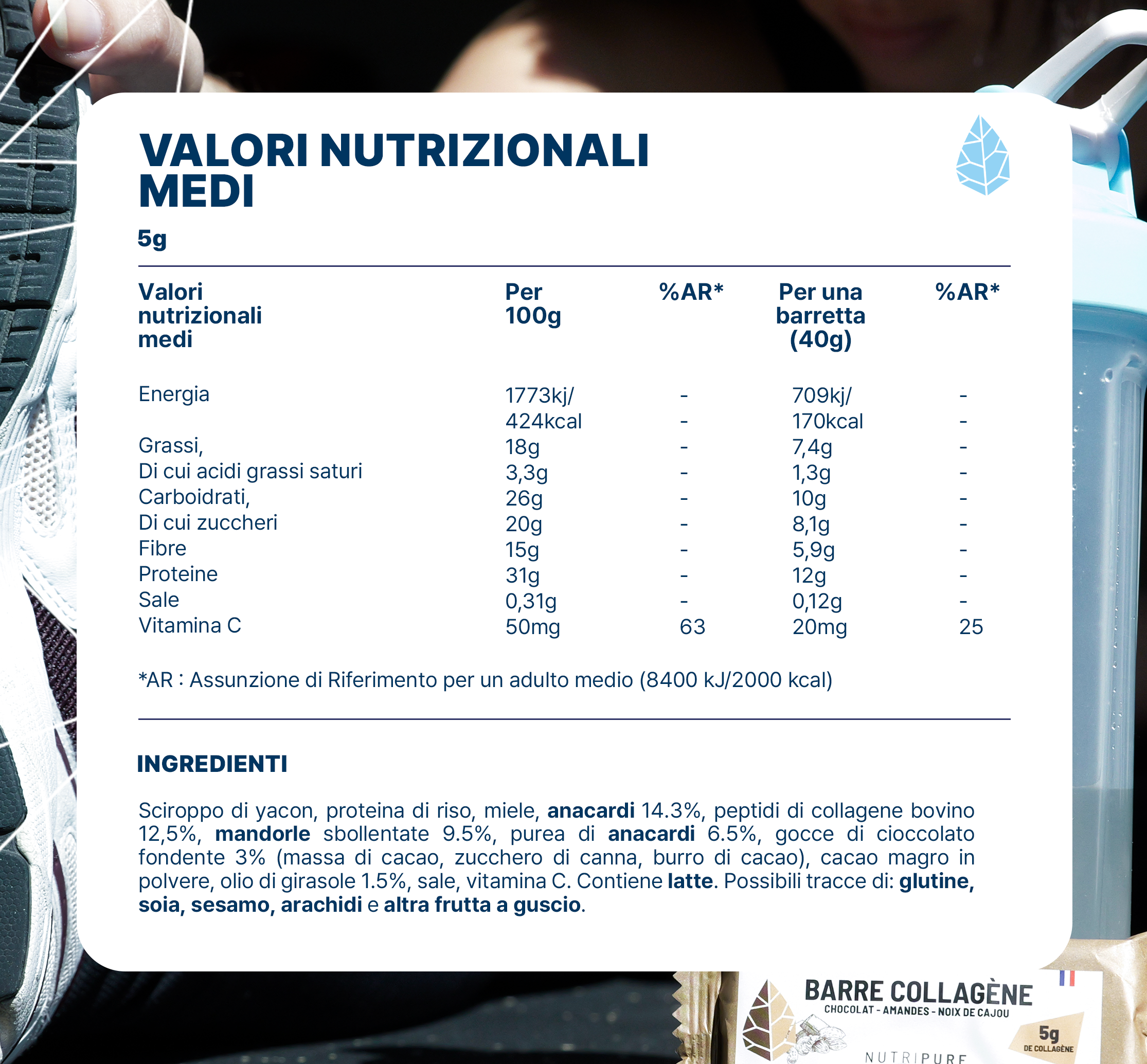 Barrette di Collagene