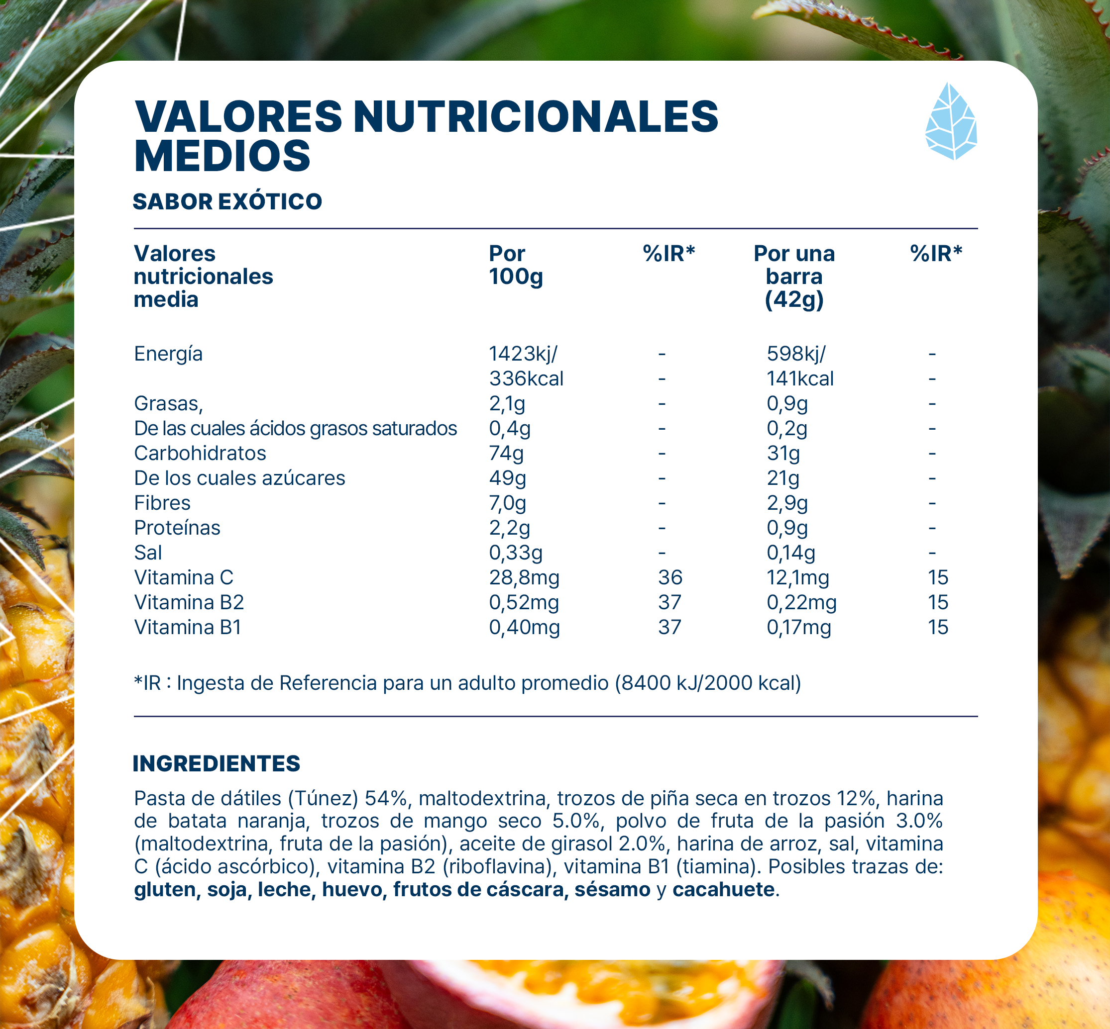Barrita energética Long Distance