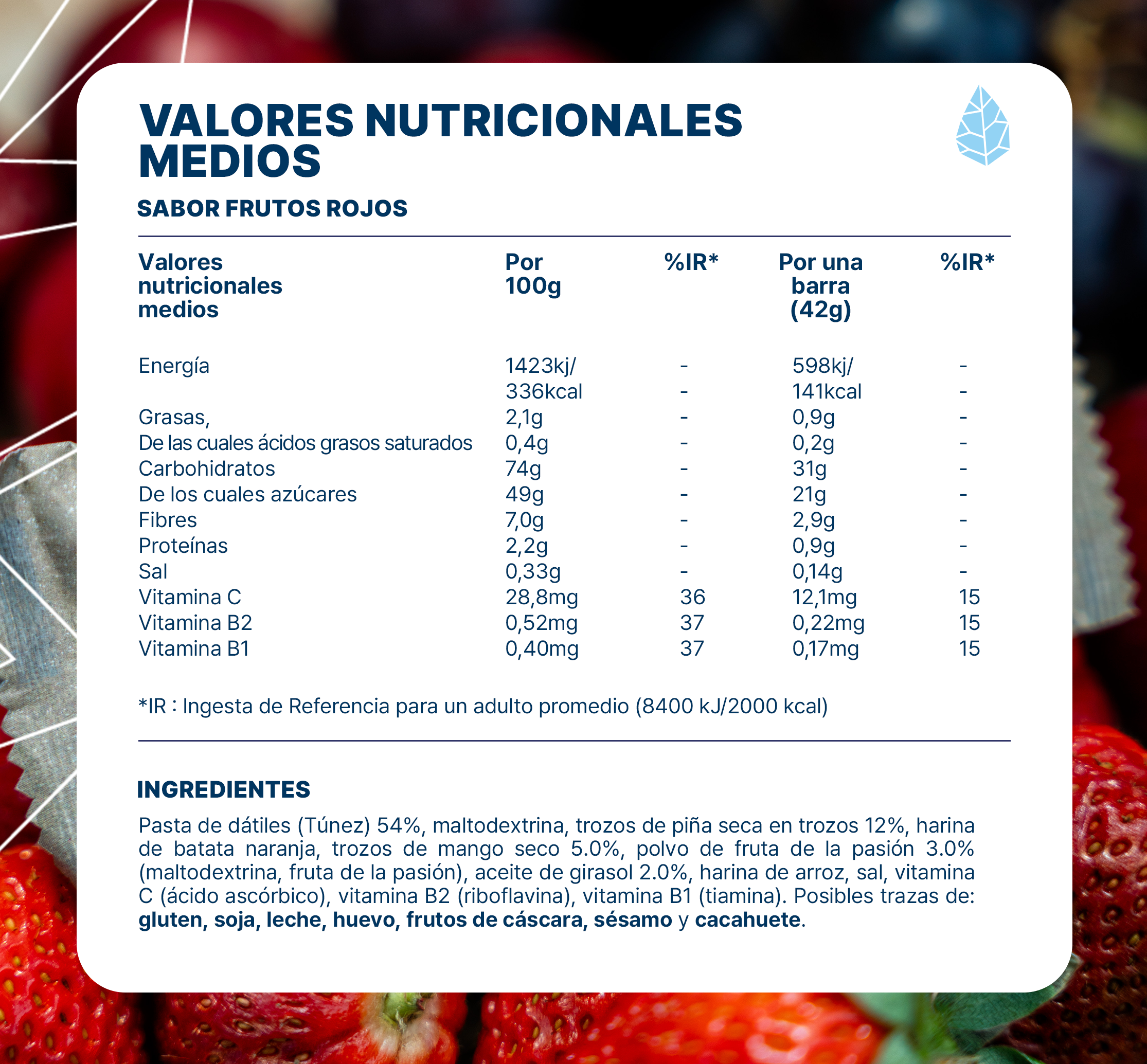 Barrita energética Long Distance