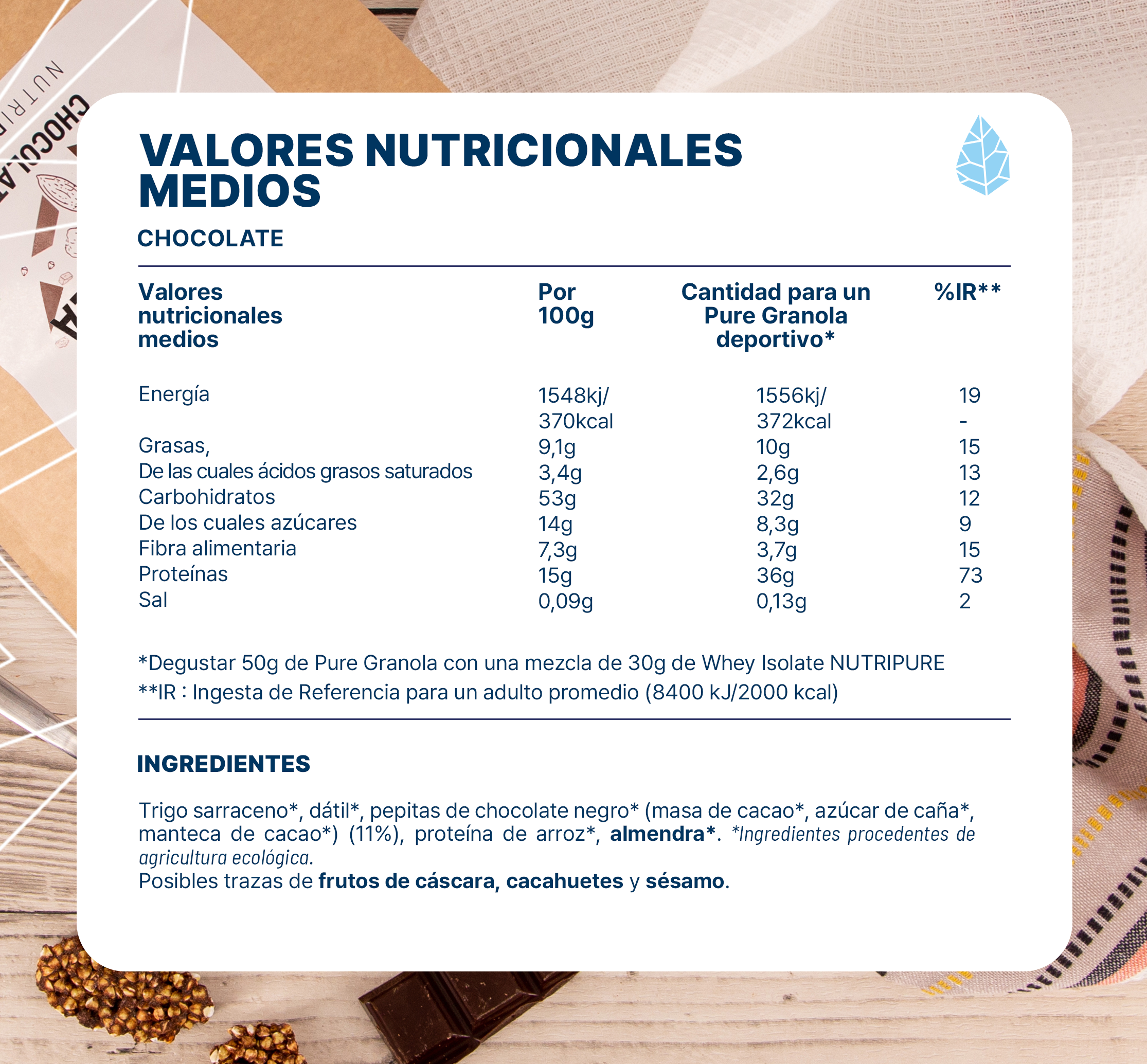 Pure Granola Ecológico