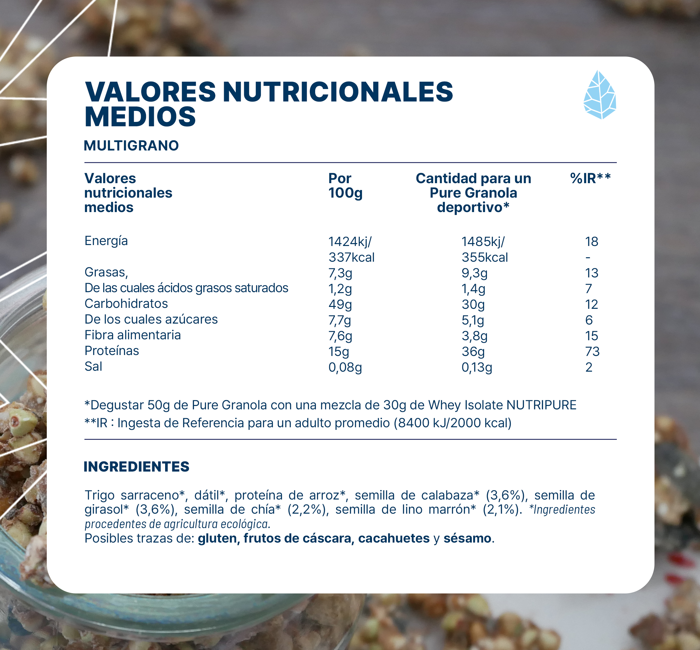Pure Granola Ecológico