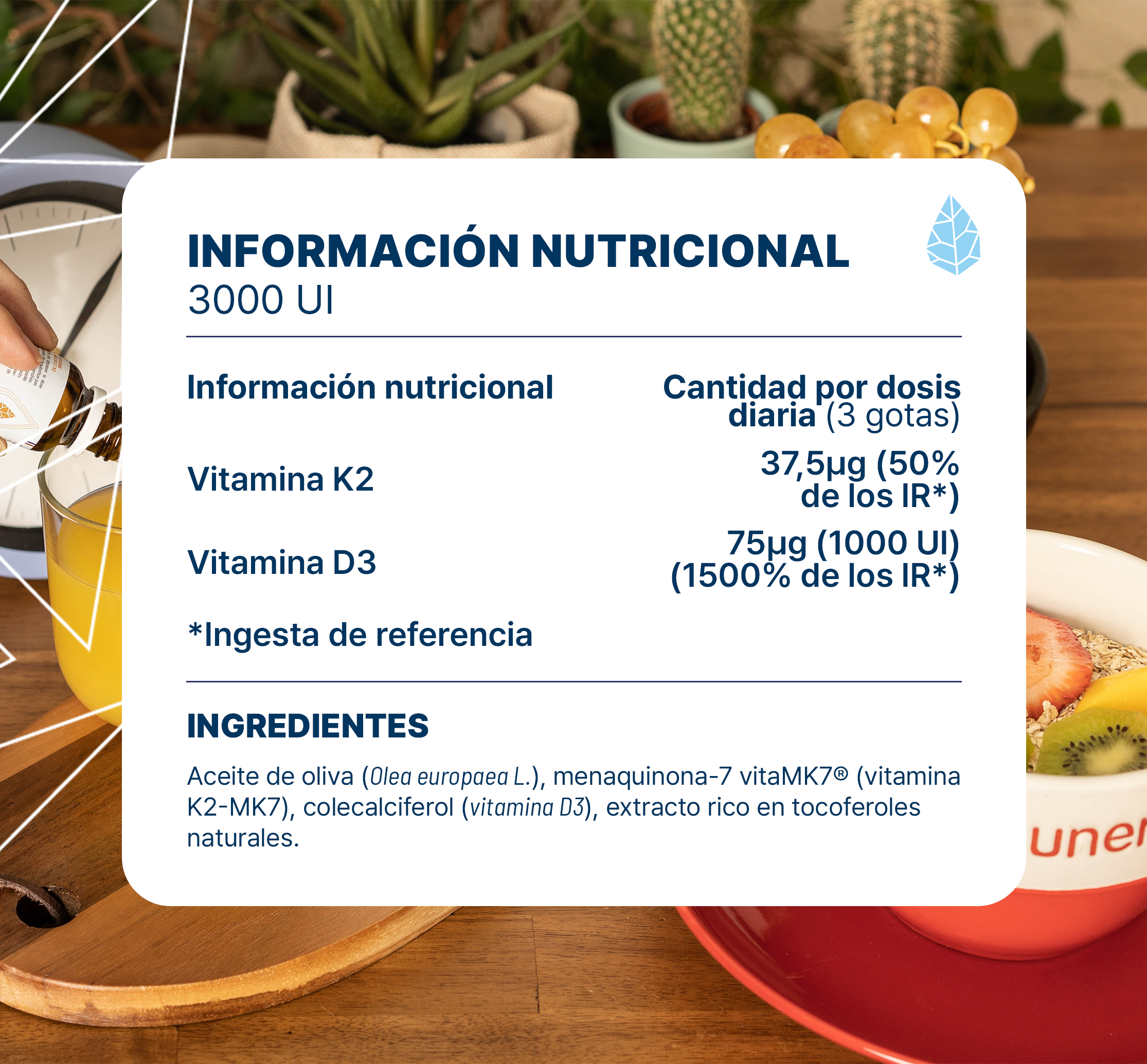 Vitamina D3 K2-MK7