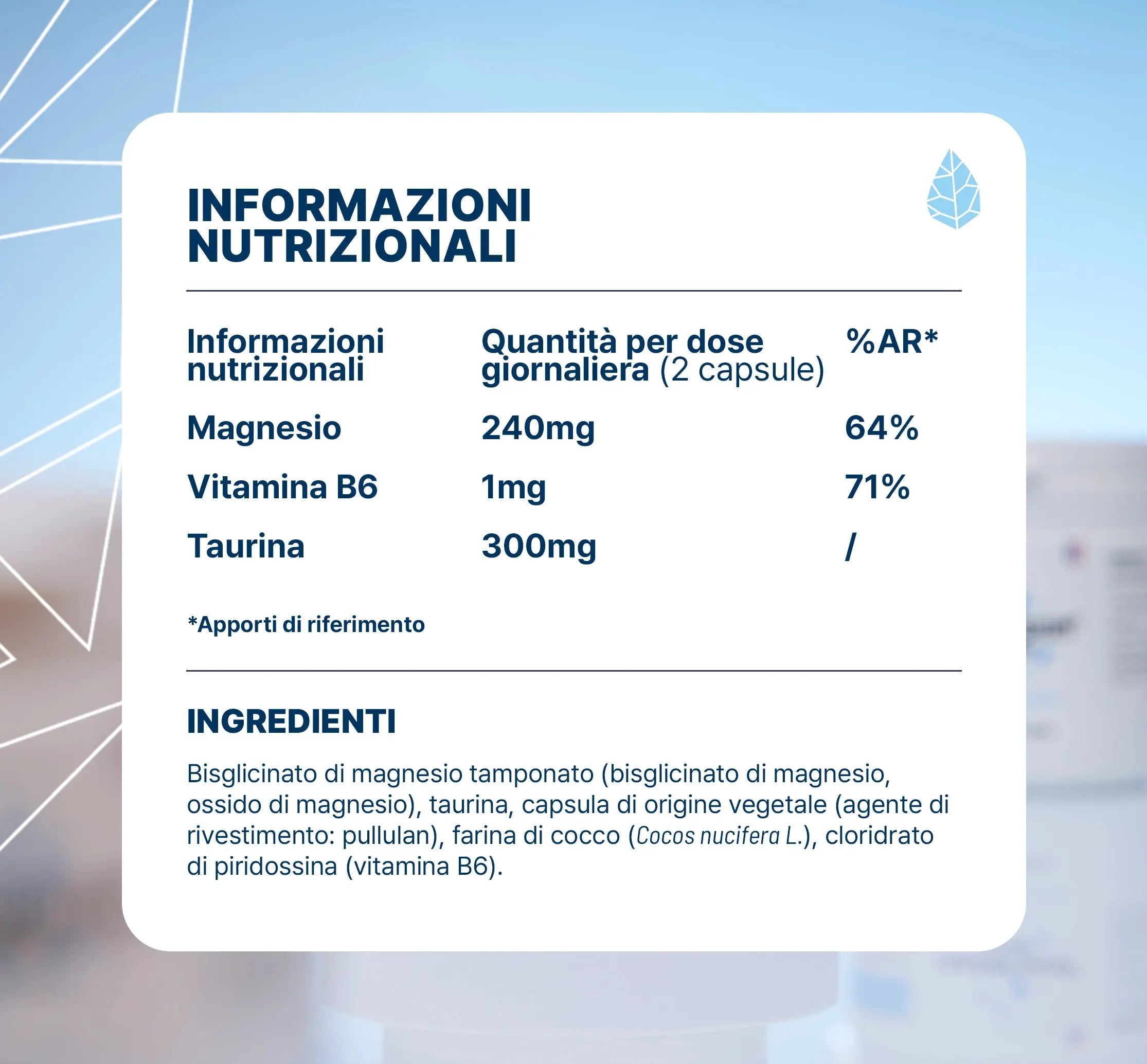 Magnesio Taurina B6 Nutripure