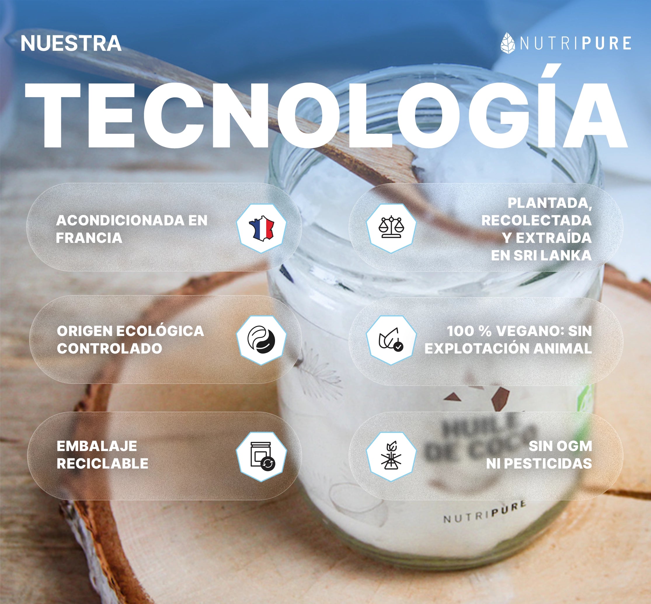 Aceite de coco ecológico