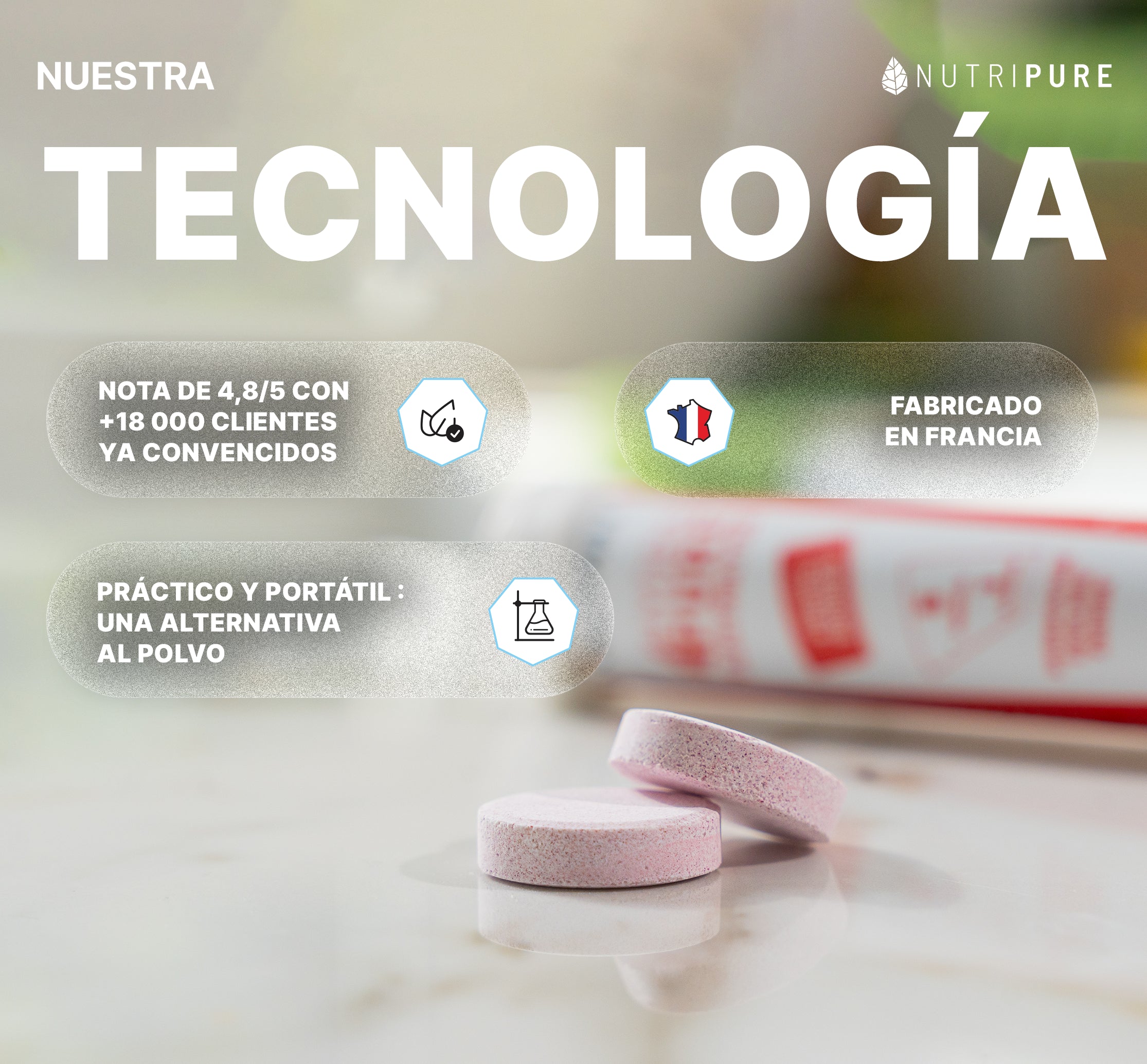 Hydrapure Pastillas de Hidratación - Electrolitos
