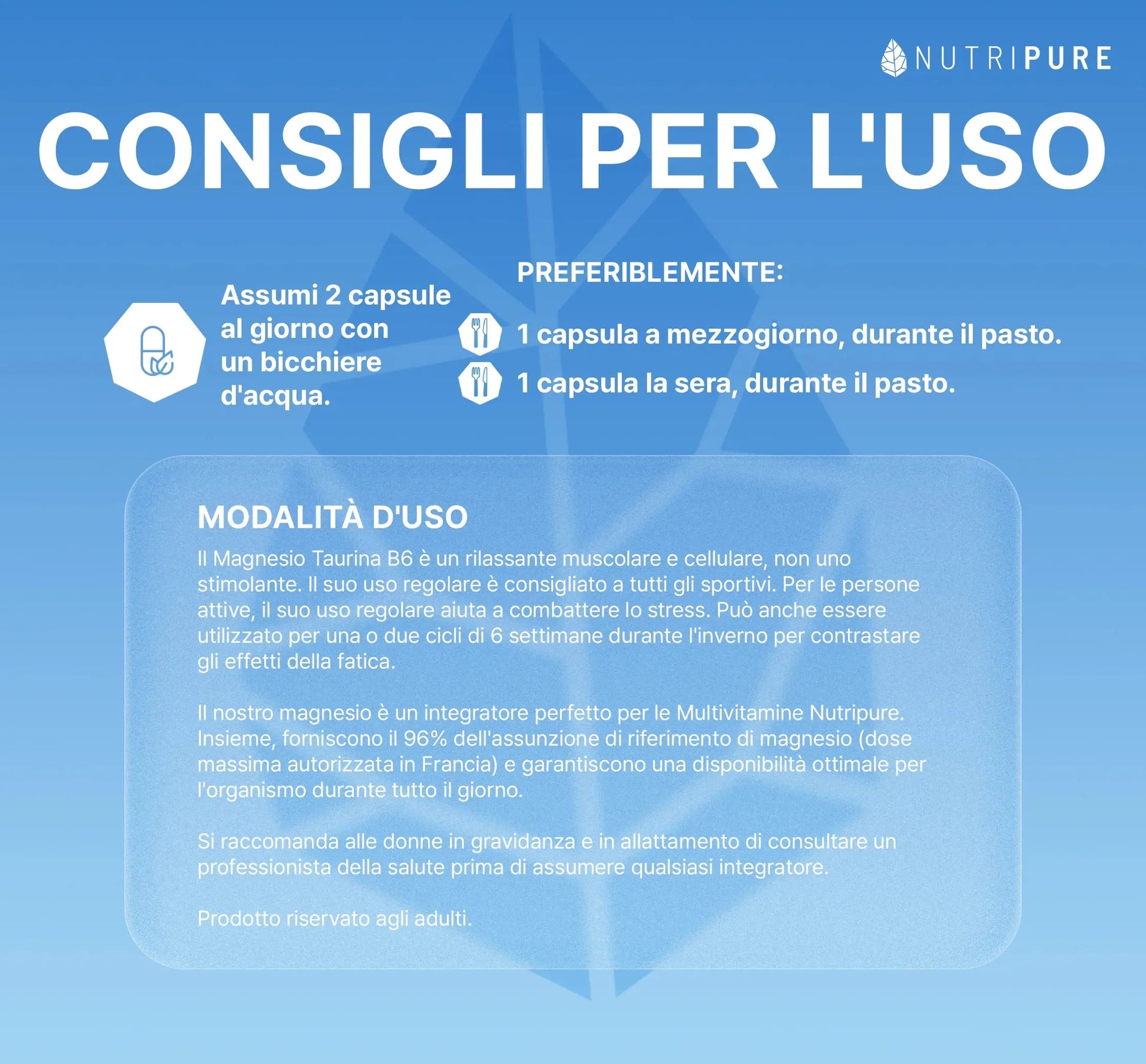 Magnesio Taurina B6 Nutripure