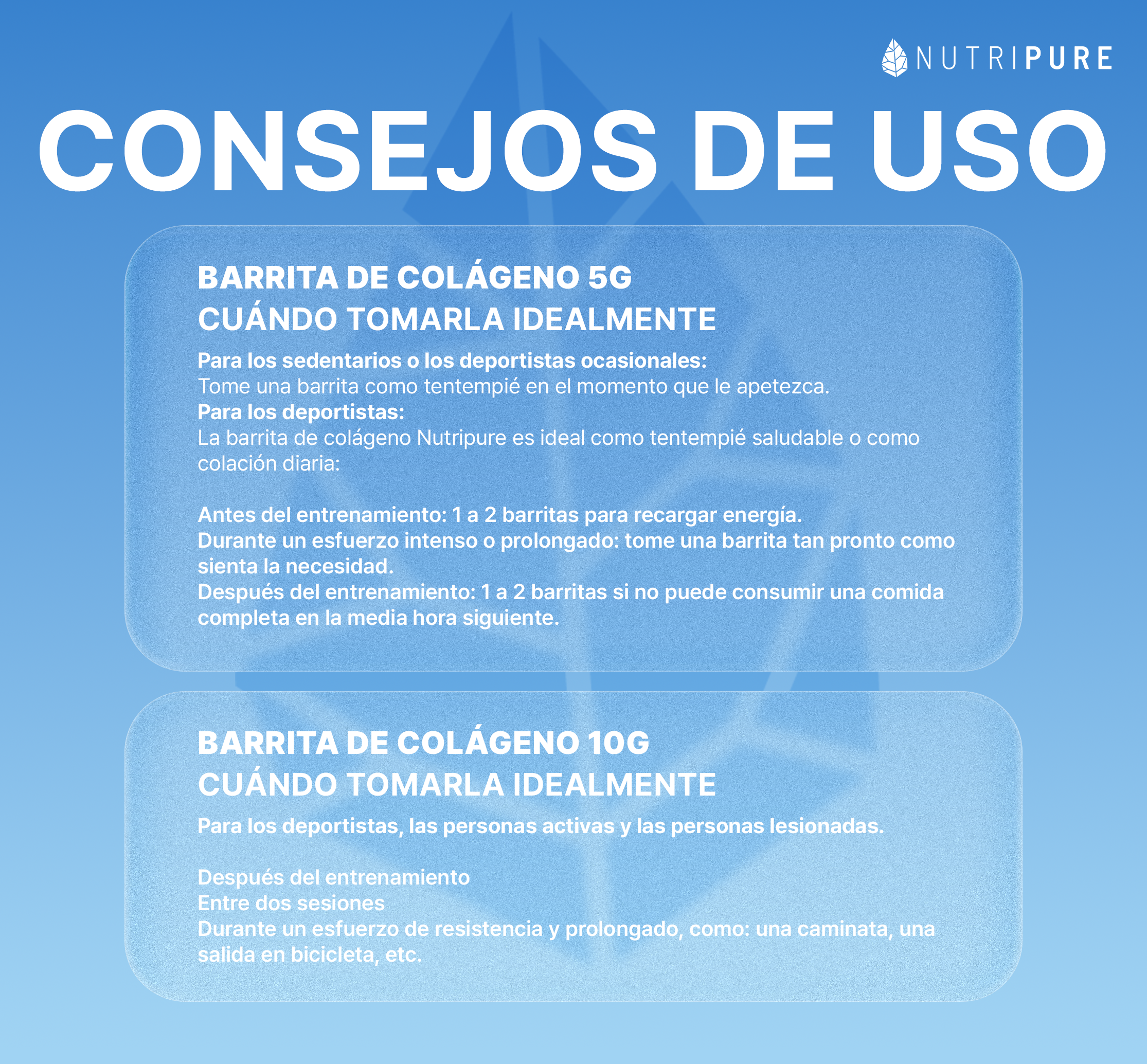 Barrita de colágeno