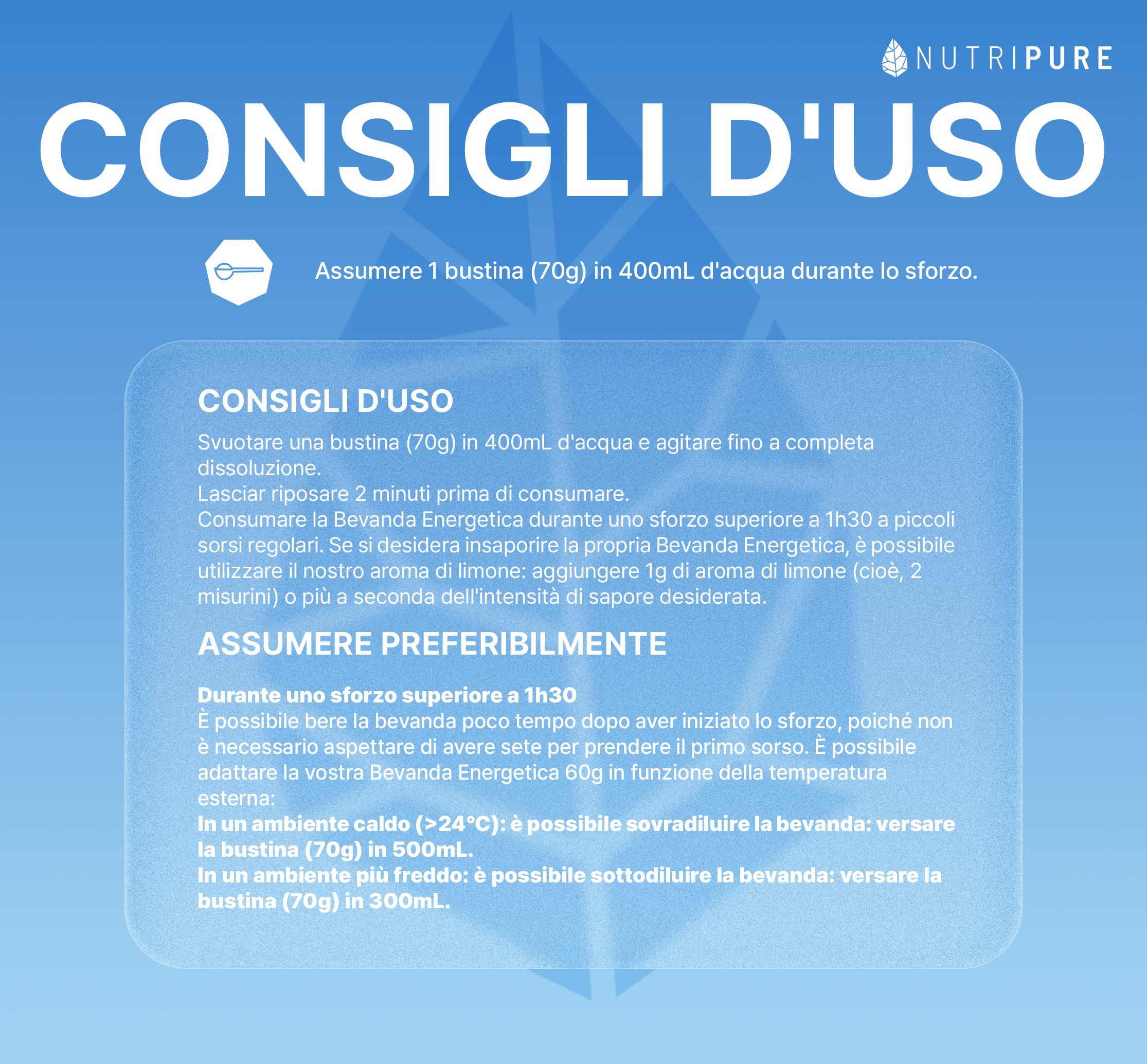 Bevanda energetica 60g Long Distance