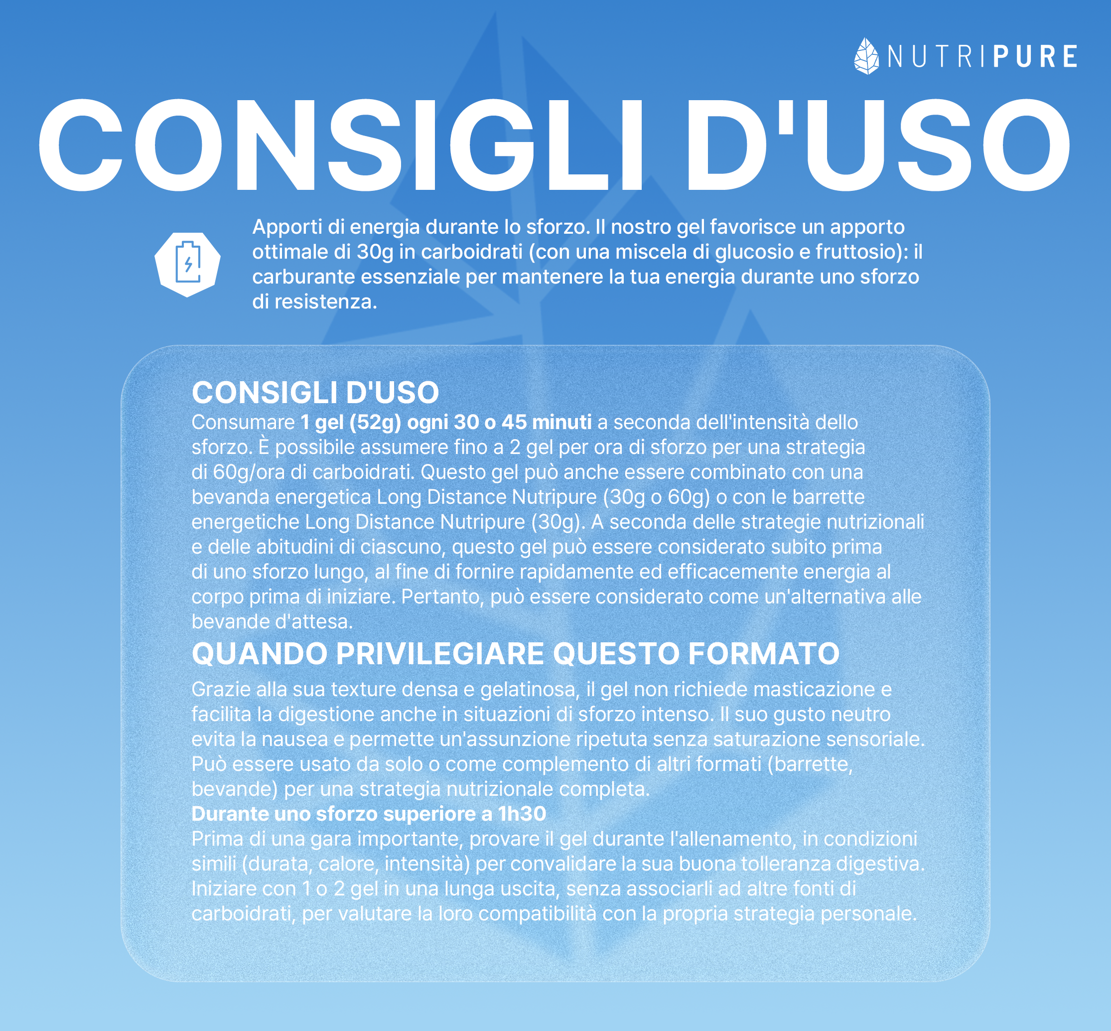 Gel energetico Long Distance