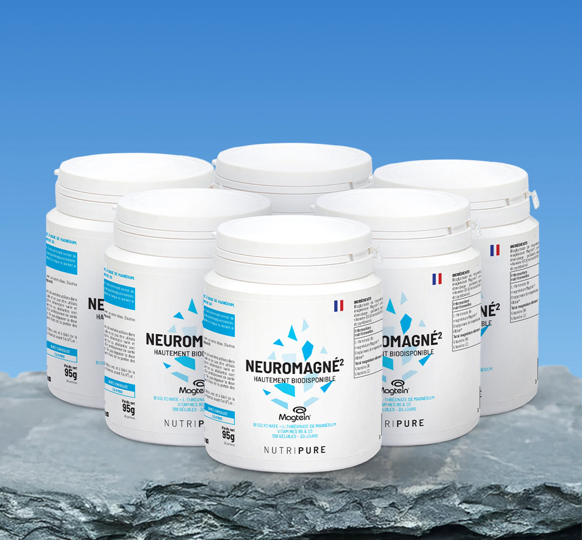 NeuroMagné² magnesio L-treonato 6x 120 capsule (6 mesi) Nutripure