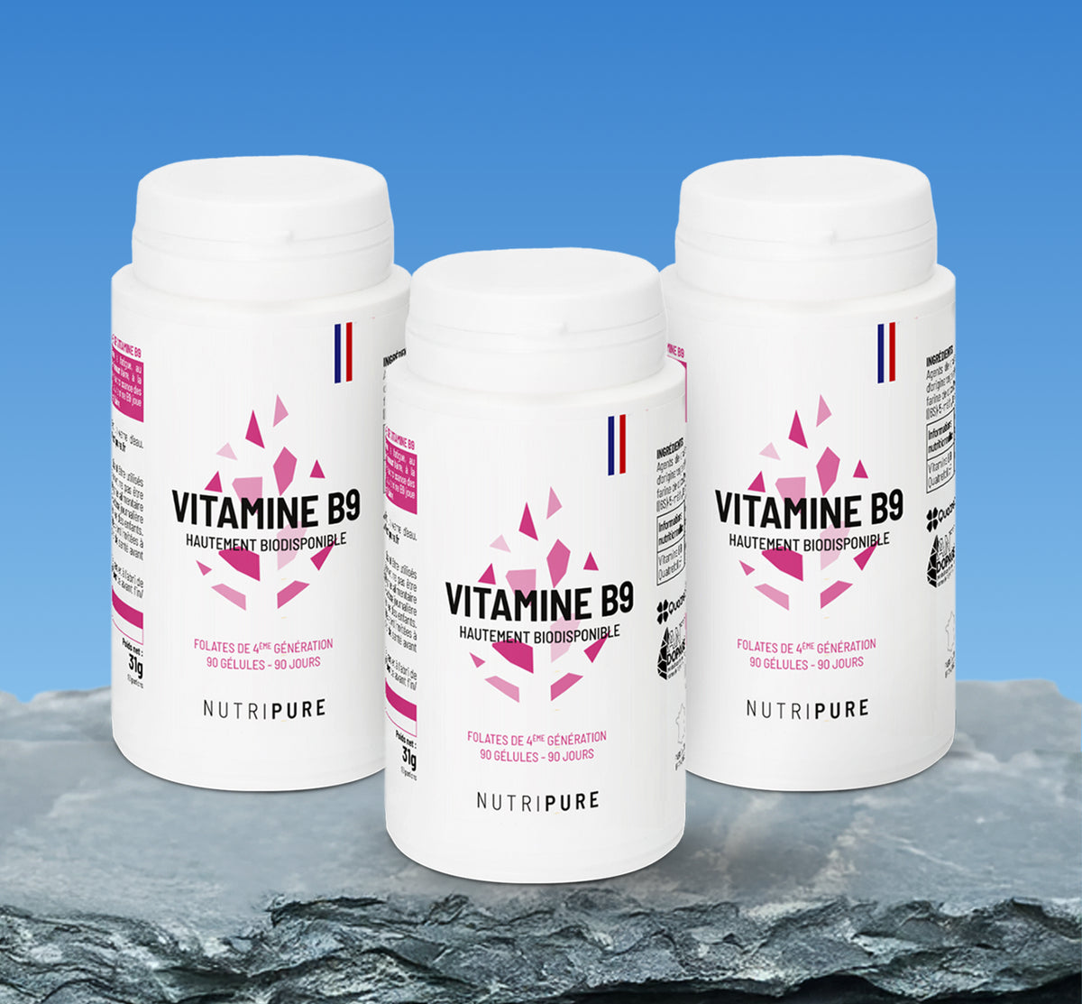 Vitamina B9 3x90 capsule (9 mesi) Nutripure